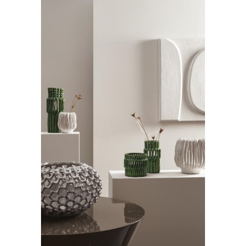 P.VASO TAIYO BOMB BIANCO H23,5 2